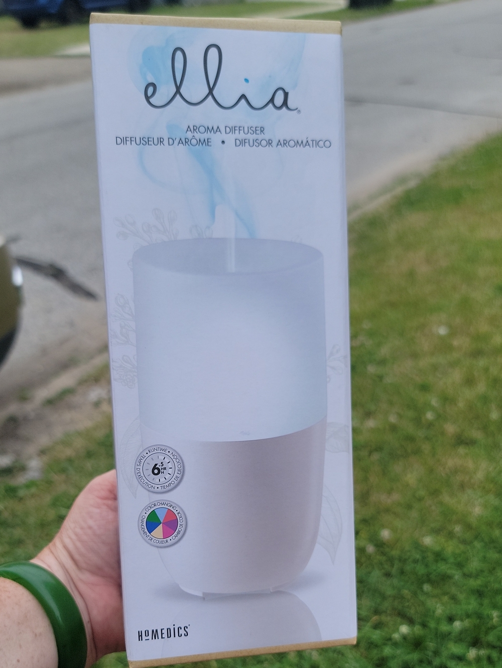Homedics Ellia Aroma Diffuser — White